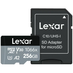 Lexar Micro SDXC Clase 10 V30 A2 256Gb