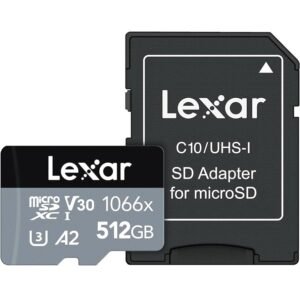 Lexar Micro SDXC Clase 10 V30 A2 512Gb