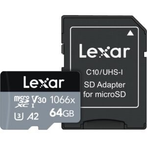 Lexar Micro SDXC Clase 10 V30 A2 128Gb