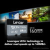 Lexar Micro SDXC Clase 10 V30 A2 64Gb