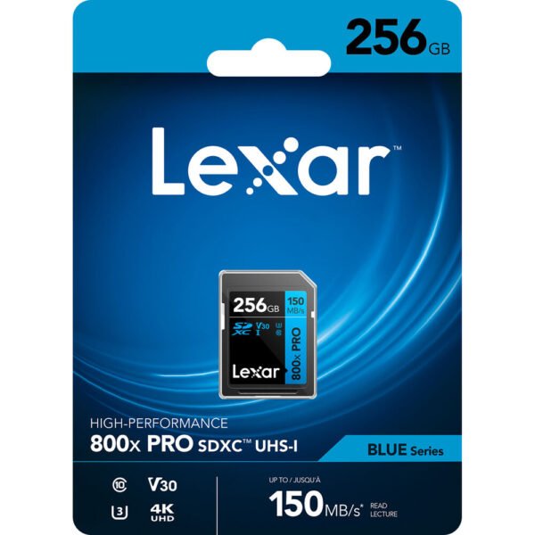 Memoria SDXC Lexar 256Gb 800X