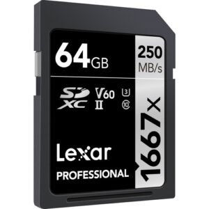 Memoria SDXC Lexar 64Gb 1667X