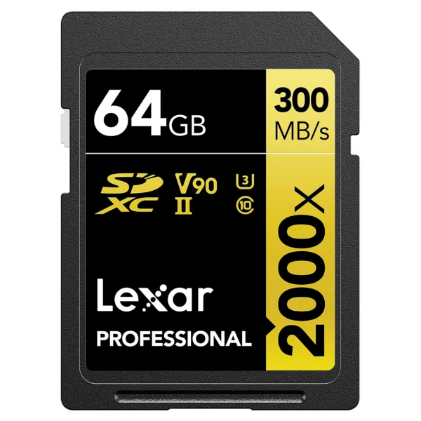 Memoria SDXC Lexar 64Gb 2000X