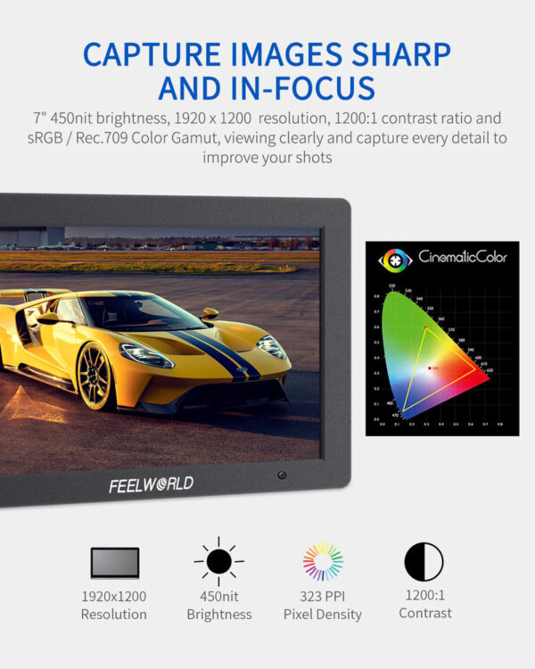 FeelWorld T7 Plus 7" IPS On-Camera Monitor