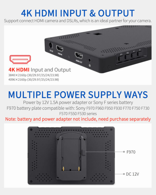 FeelWorld T7 Plus 7" IPS On-Camera Monitor