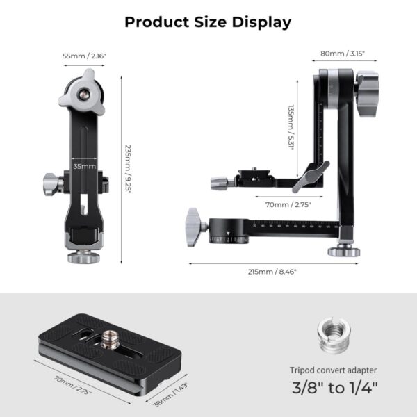 K&F Concept Profesional Gimbal Tripod Head KF31.052