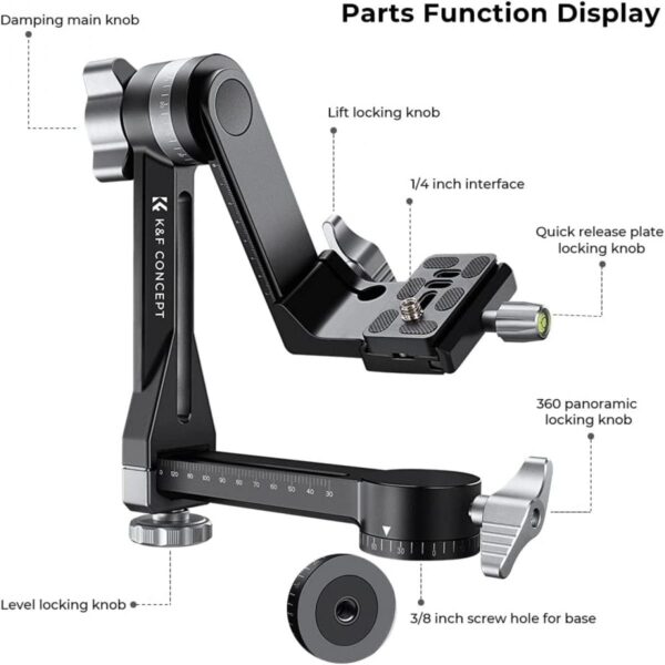 K&F Concept Profesional Gimbal Tripod Head KF31.052