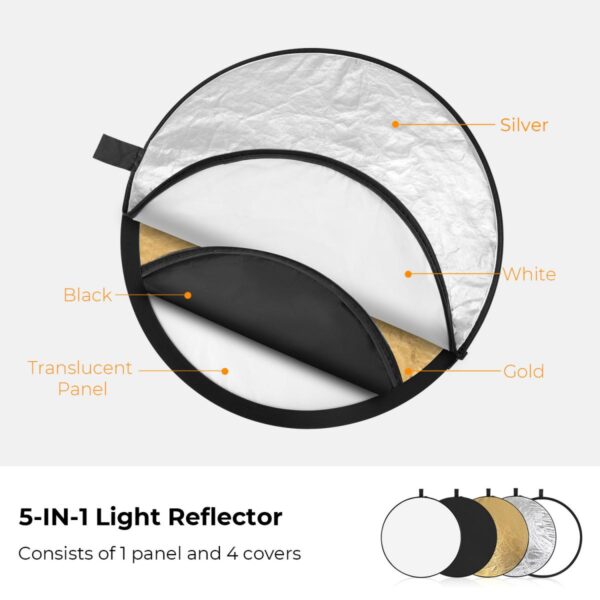 Reflector 110cm 5 en 1 K&F Concept