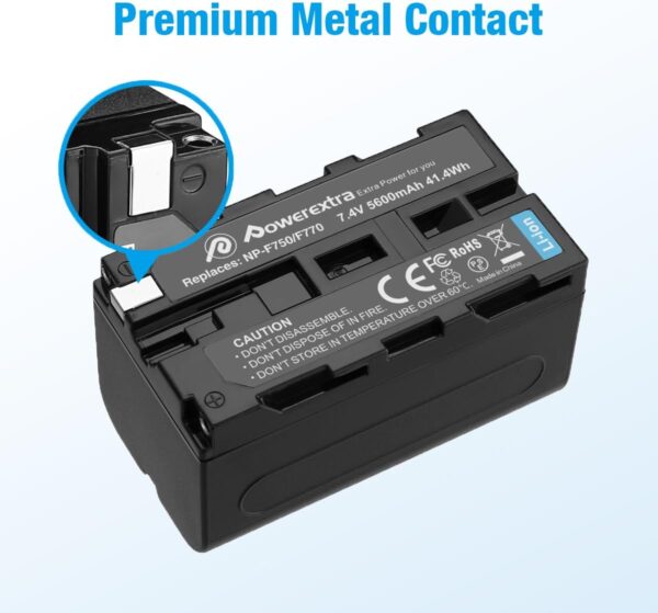 Powerextra NP-F750 Battery