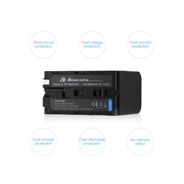 Batería Powerextra NP-F970 8800mAh