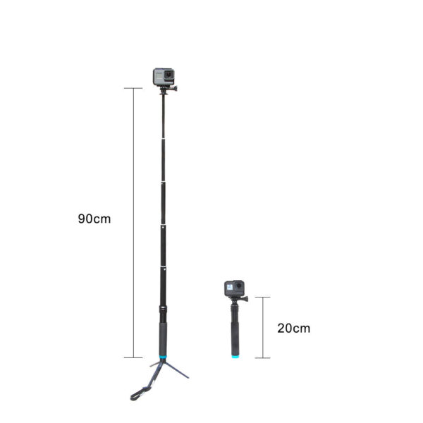 Telesin Aluminium Selfie Stick Tripod GP-MNP-090-D