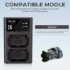 Cargador Doble K&F Concept NP-FZ100