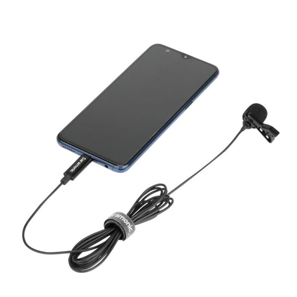 Micrófono de Solapa USB-C 2m Saramonic LavMicro U3A