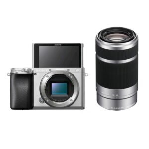 Sony Alpha A6400 16-50mm & 55-210mm Kit Silver