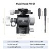 Cabezal Fluido para Video K&F Concept FH-1