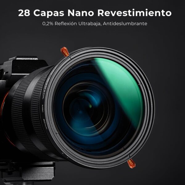 Filtro 2 en 1 ND2-32 + CPL Nano X K&F Concept