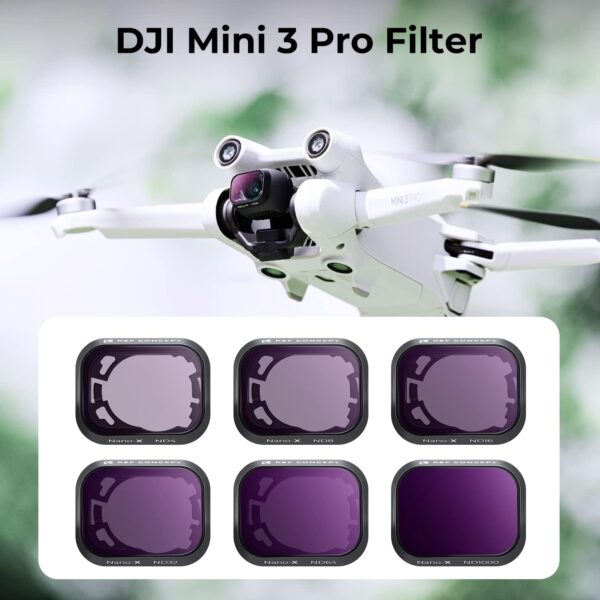 Kit Filtros ND DJI Mini 3 Pro Nano X K&F Concept