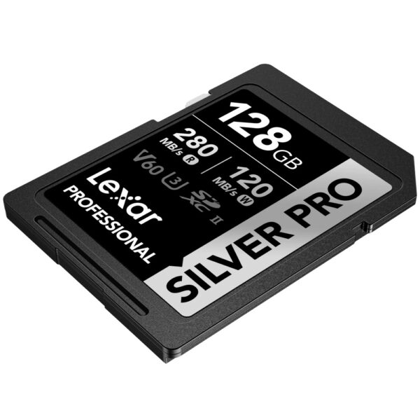 Memoria SDXC Lexar Silver Pro 128Gb Clase 10 V60