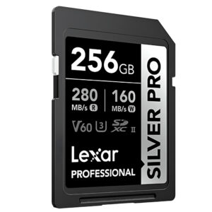 Memoria SDXC Lexar Silver Pro 256Gb Clase 10 V60