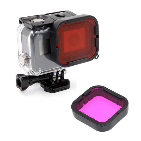 Kit Filtros de Buceo para GoPro Hero 5/6/7 Telesin