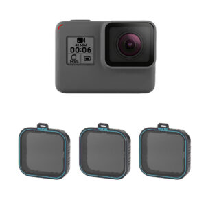 Kit Filtros ND8/16/32 GoPro Hero 5/6/7 Telesin