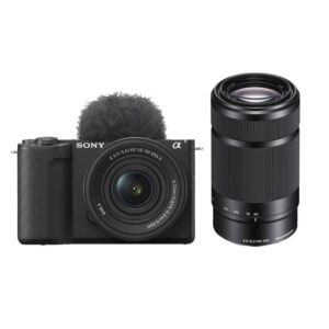 Sony ZV-E10 II 16-50mm & 55-210mm Kit Black