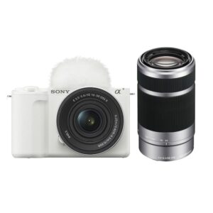 Sony ZV-E10 II 16-50mm & 55-210mm Kit White