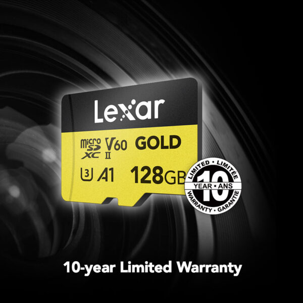 Memoria Micro SDXC Lexar Gold 128Gb Clase 10 V60 1800X