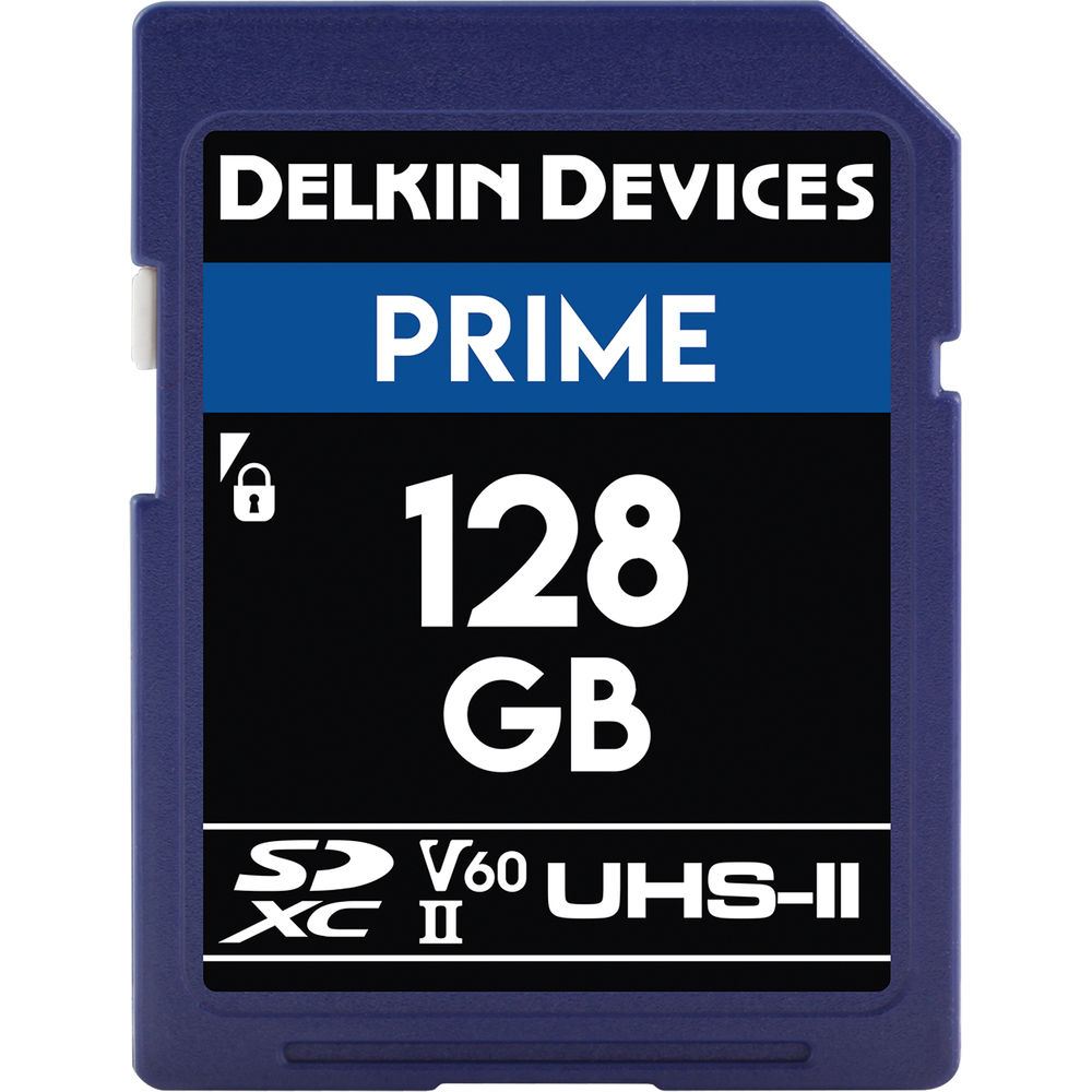 Delkin-128Gb-Prime-UHS-II-SDXC-1 Delkin 128Gb Prime UHS-II SDXC