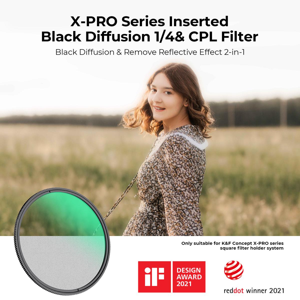 Filtro-CPL+Black-Mist-95mm-Nano-X-KF-Concept-3 Filtro CPL + Black Mist 1/4 95mm Nano X K&F Concept