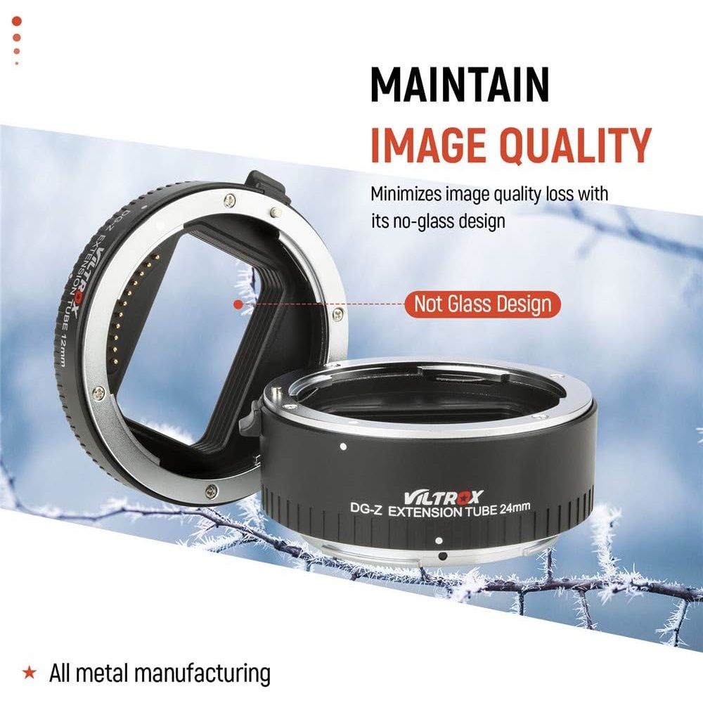 Tubos-Extension-Macro-Nikon-Z-DG-Z-AF-Viltrox-7 Tubos de Extensión Macro Nikon Z DG-Z AF Viltrox