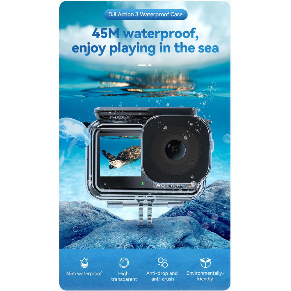 Carcasa-Buceo-DJI-Osmo-Action-5-Telesin-6 Carcasa para Buceo DJI Osmo Action 3/4/5 Telesin