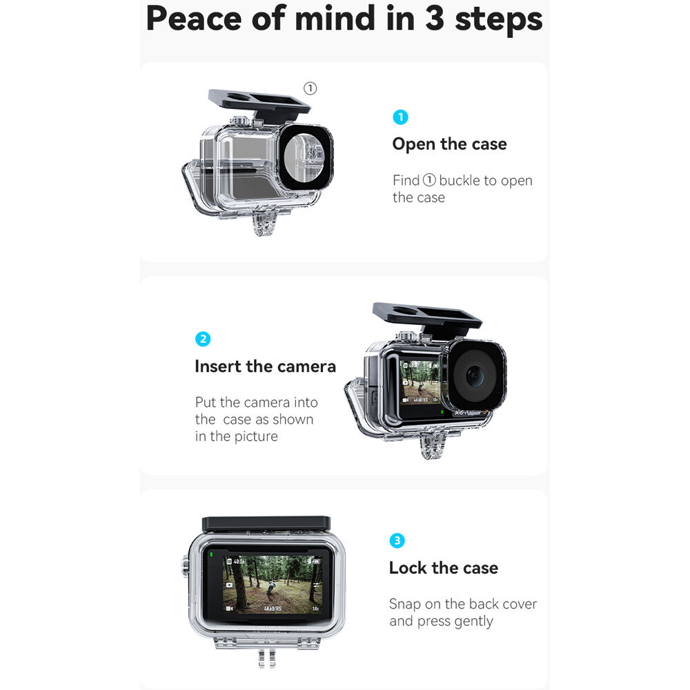 Carcasa-Buceo-DJI-Osmo-Action-5-Telesin-7 Carcasa para Buceo DJI Osmo Action 3/4/5 Telesin