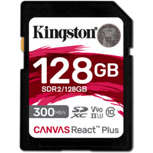 Kingston 128GB Canvas React Plus UHS-II SDXC