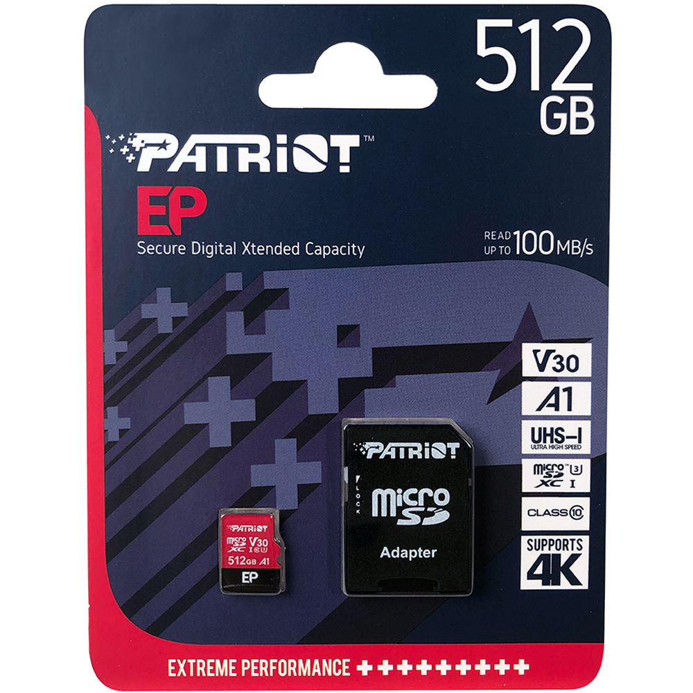 Patriot-512Gb-EP-Series-Micro-SD-4 Patriot 512Gb EP Series Micro SD