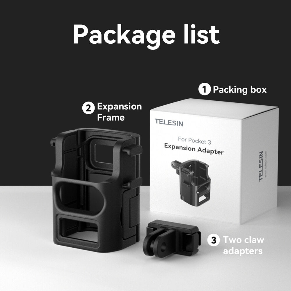 Expansion-Frame-DJI-Osmo-Pocket-4-Telesin-10 Expansion Frame DJI Osmo Pocket 3/4 Telesin S7-CFR-01-TDJ