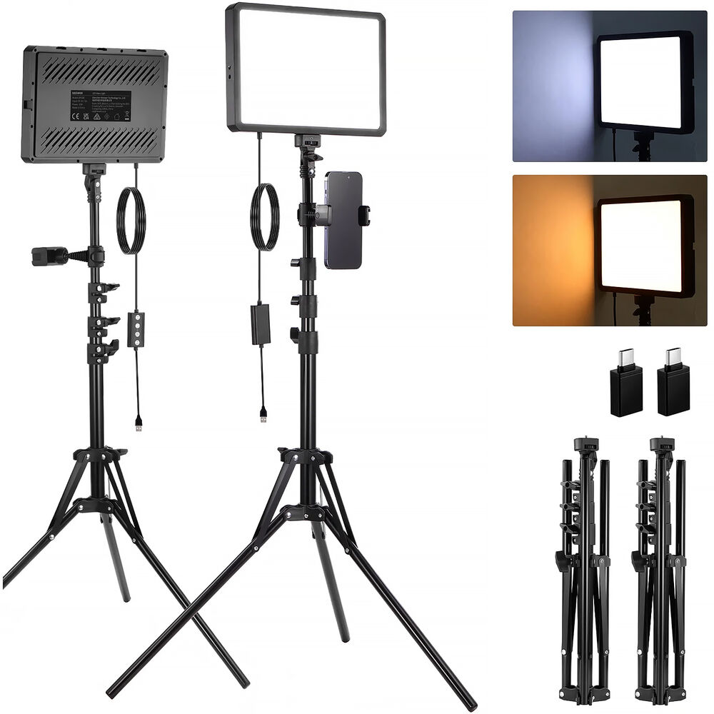 Kit-Dual-Panel-LED-Neewer-BP300-1 Kit Dual Panel LED Neewer BP300