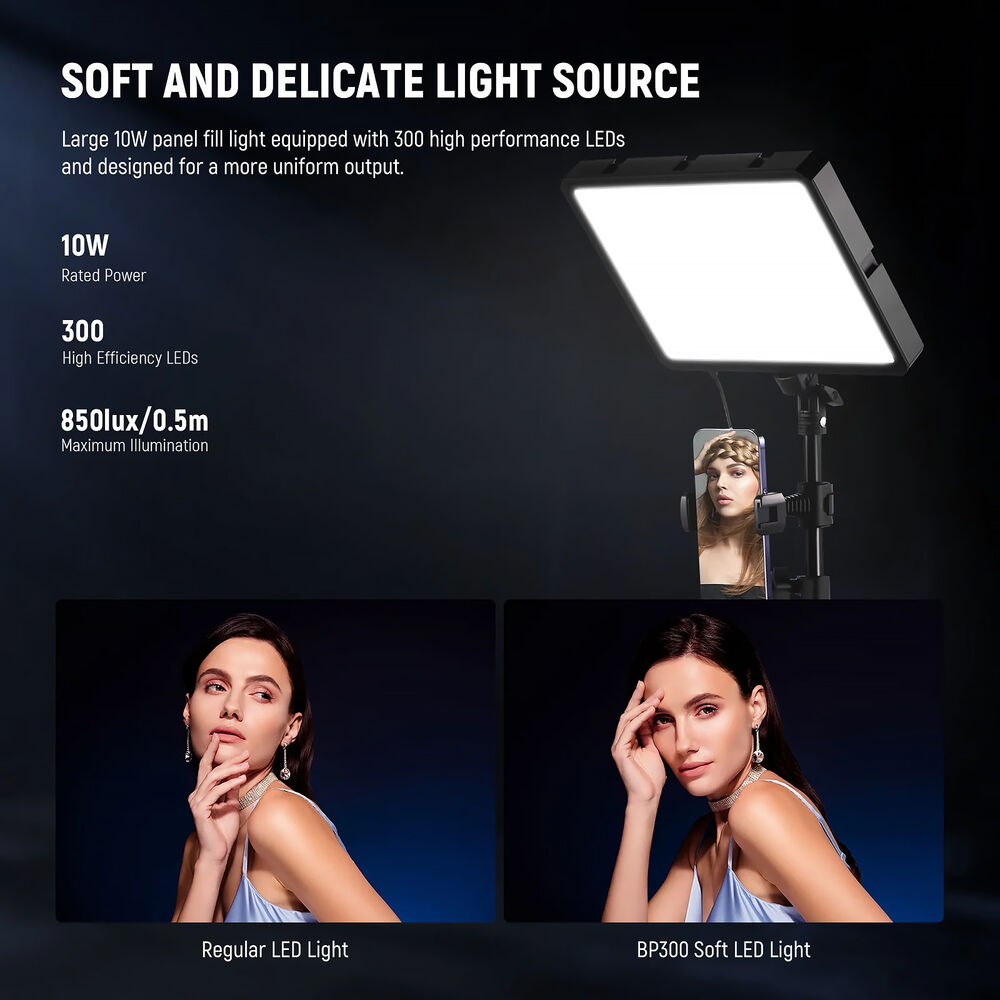 Kit-Dual-Panel-LED-Neewer-BP300-2 Kit Dual Panel LED Neewer BP300