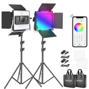 Kit Dual Panel LED RGB Neewer 660 PRO II