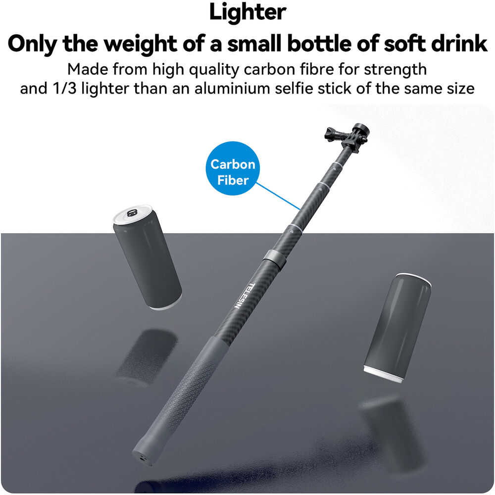 Selfie-Stick-Carbon-Fiber-3m-Telesin-GP-MNP-300-3-4 Selfie Stick Carbon Fiber 3m Telesin GP-MNP-300-3