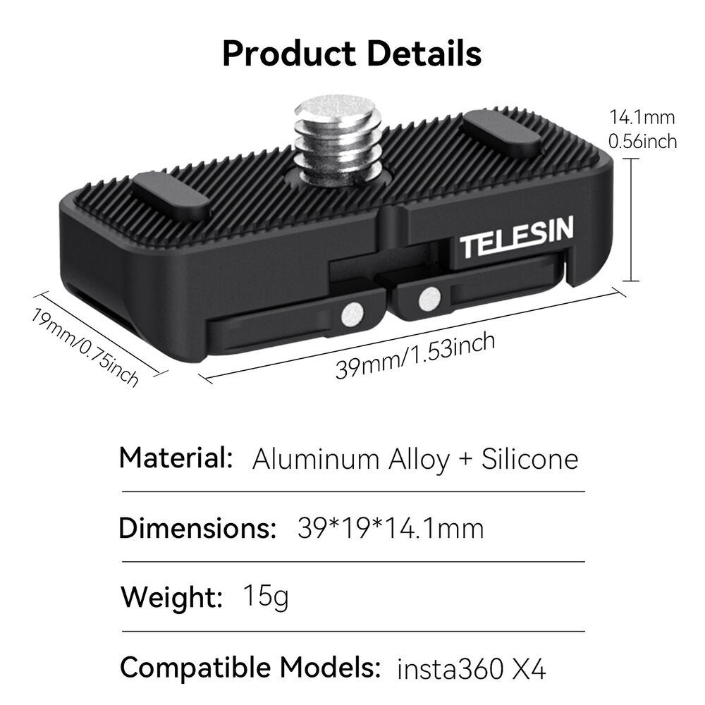 Telesin-Dual-Mount-Adapter-Insta360-X4-10 Telesin Dual Mount Adapter Insta360 X4