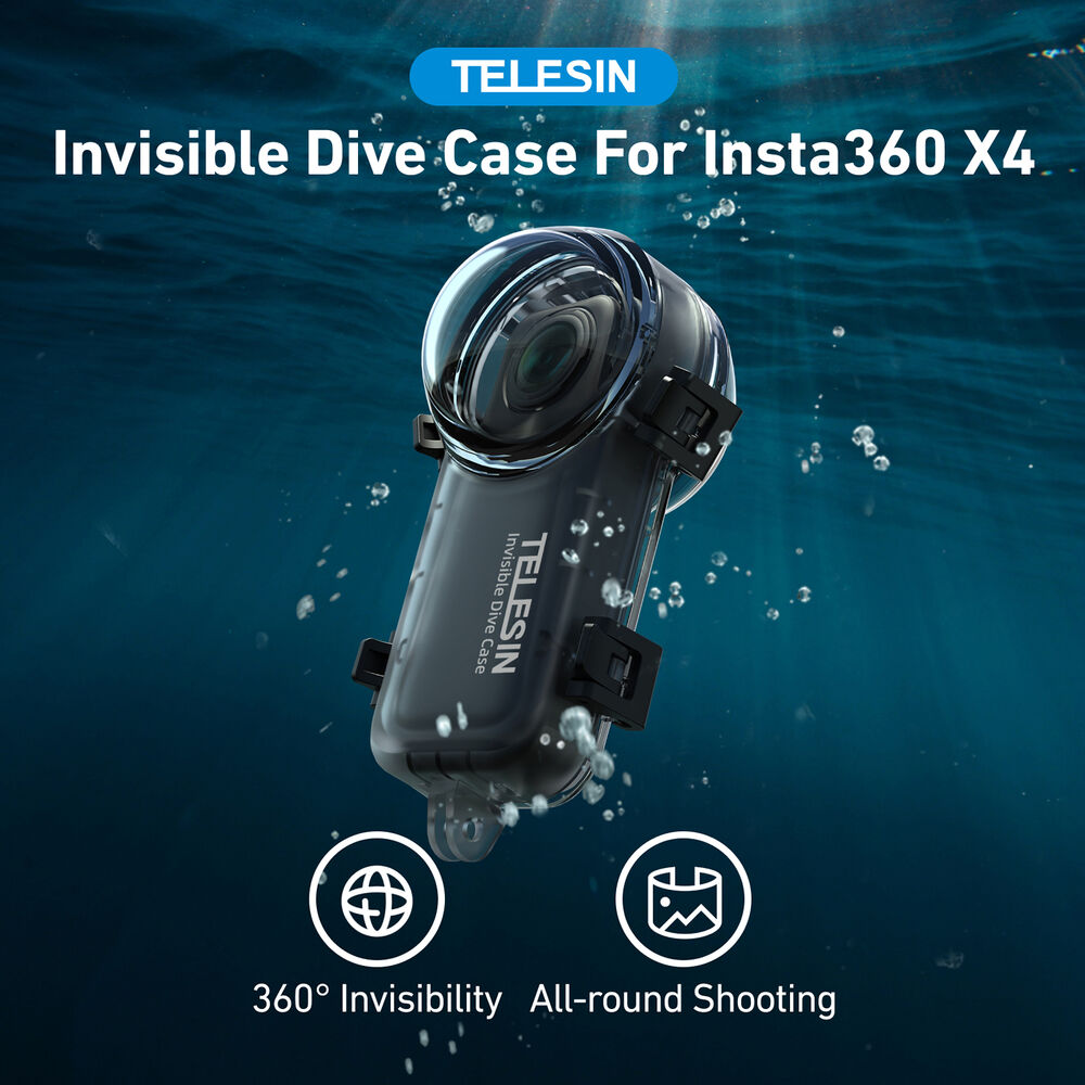 Telesin-Invisible-Dive-Case-Insta360-X4-5 Telesin Invisible Dive Case Insta360 X4