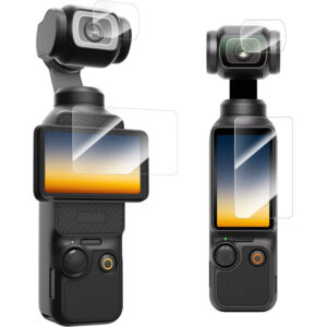 Kit Vidrio Temperado DJI Osmo Pocket 3/4 Telesin