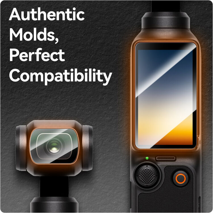 Kit-Vidrio-Temperado-DJI-Osmo-Pocket-4-Telesin-4 Kit Vidrio Temperado DJI Osmo Pocket 3/4 Telesin