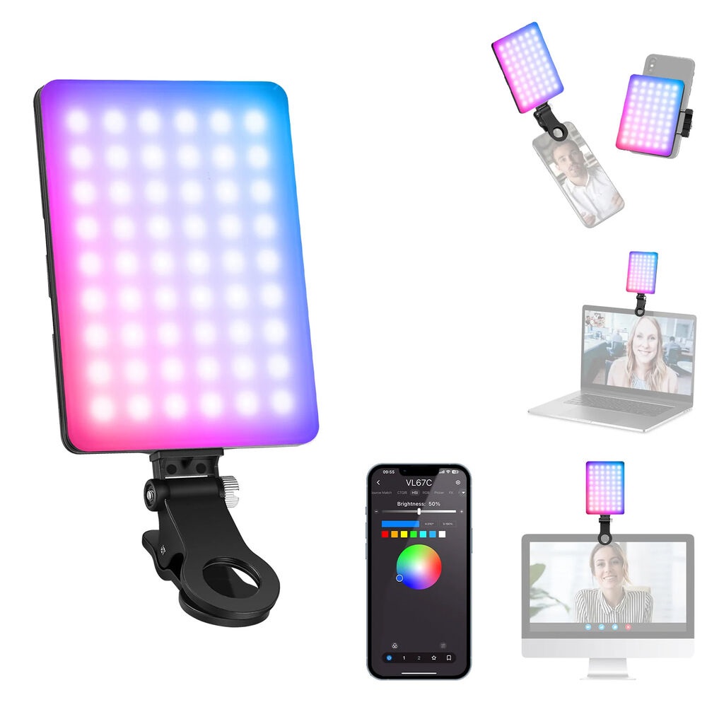 Luz-LED-RGB-Neewer-VL67C-1 Luz LED RGB Neewer VL67C