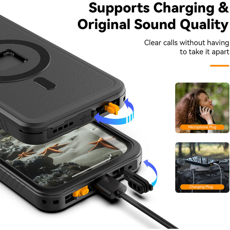 Telesin-Waterproof-Cycling-Case-iPhone-16-Pro-Max-7 Telesin Waterproof Cycling Case iPhone 16 Pro Max
