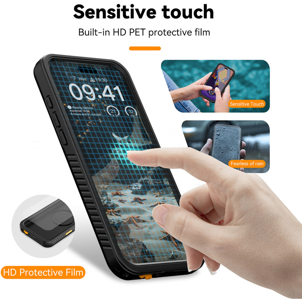Telesin-Waterproof-Cycling-Case-iPhone-16-Pro-Max-8 Telesin Waterproof Cycling Case iPhone 16 Pro Max
