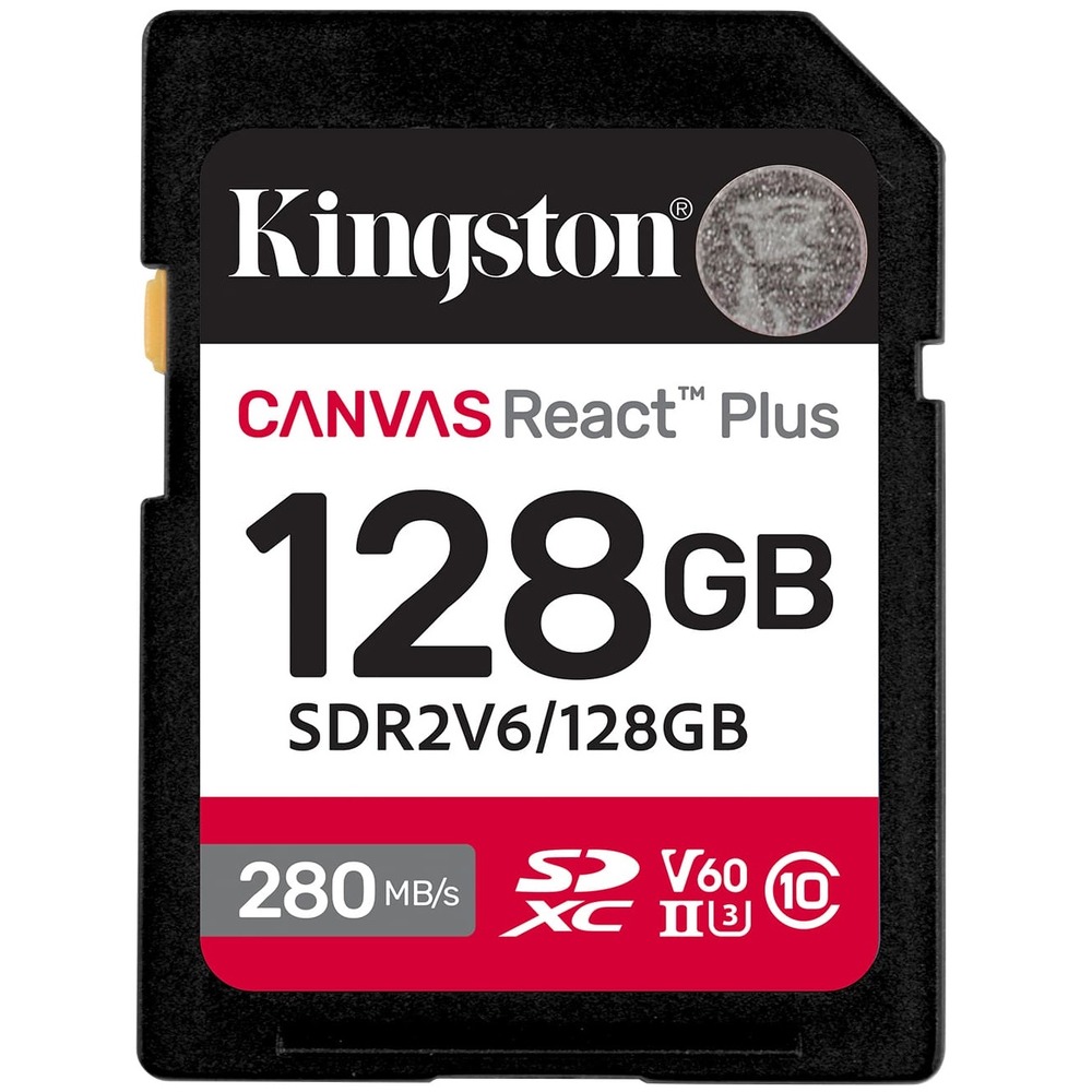 Kingston 128GB Canvas React Plus UHS-II SDXC