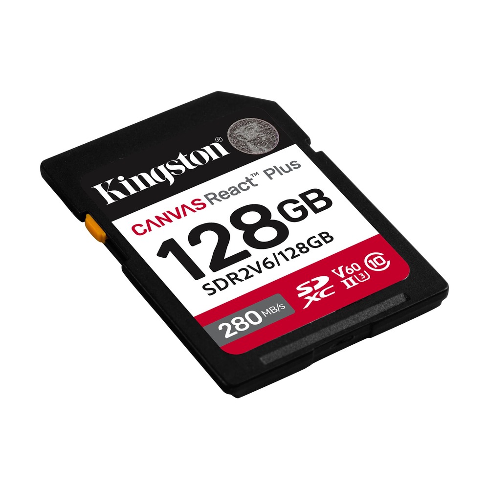 Kingston 128GB Canvas React Plus UHS-II SDXC