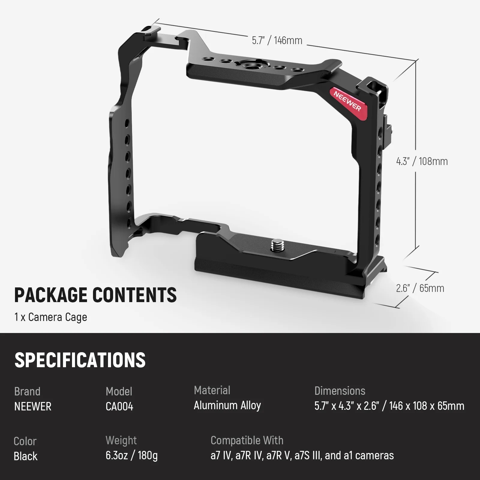 Neewer CA004 Cage Sony A7 VI / A7R V / A7S III